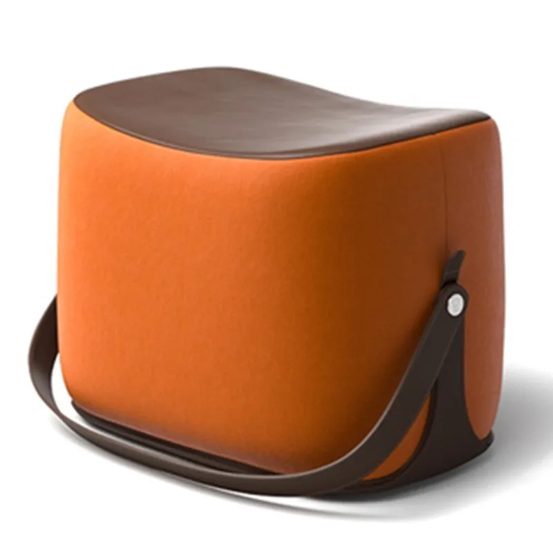 Модный стул для обуви седло стулья с ручкой наполнитель из губки мини-стул дивана