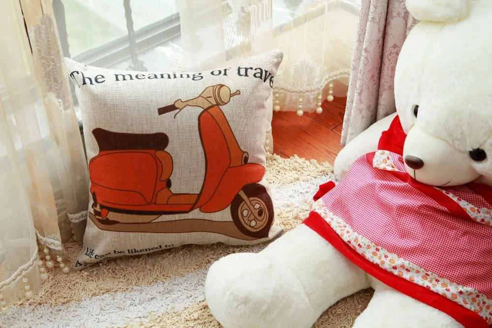 Хорошее качество толстая искусственная льняная наволочка для детской комнаты |