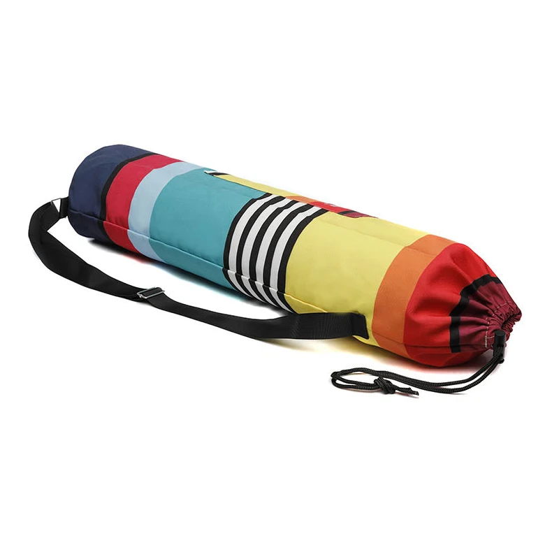 Модная Холщовая Сумка для йоги водонепроницаемый рюкзак с принтом коврика