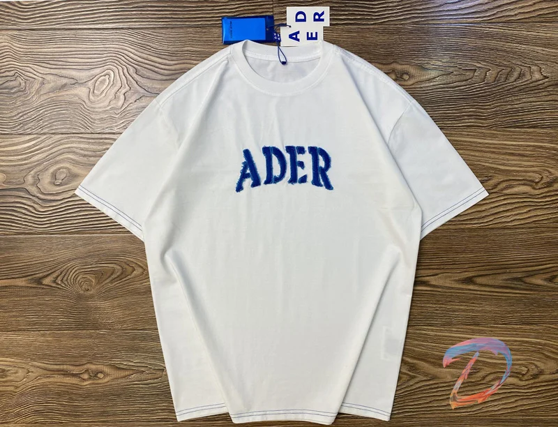 

Men's Clothes ADER ERROR T Shirts Oversized Arc Short Sleeve Women's Adererror Round Neck Loose Washed Vintage T-Shirt
