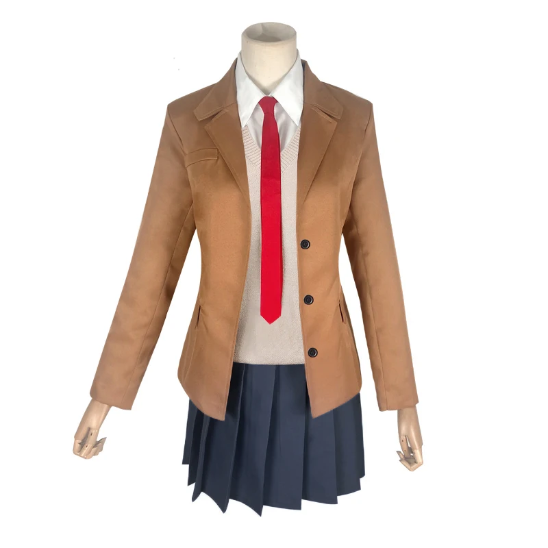 Костюм для косплея сакуражима МАИ с париком костюмы вечевечерние девочек