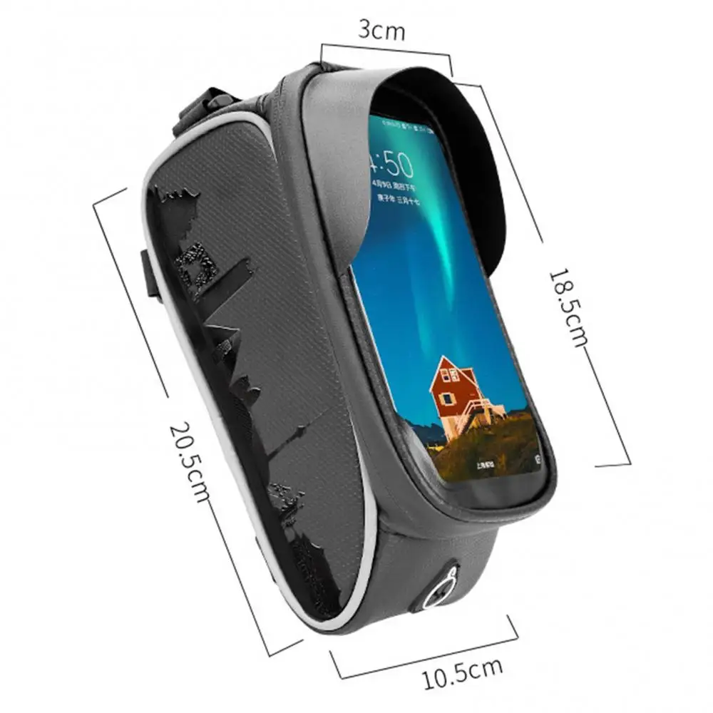 

Bike Cycling Waterproof Touch Screen Front Pouch Phone Bag Bicycle Accessories for Universal Bicycle MTB Tube