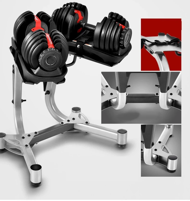 

24kg 52.5LB Fitness Equipment Adjustable Dumbbell Set Gym for Body Building Custom Adjustable Dumbels 40KG