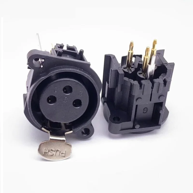 Панель Шасси металлический квадратный микрофон jack Enchufe 3PIN XLR разъем 3PIN Мужской Женский Разъем провода разъем XLR jack