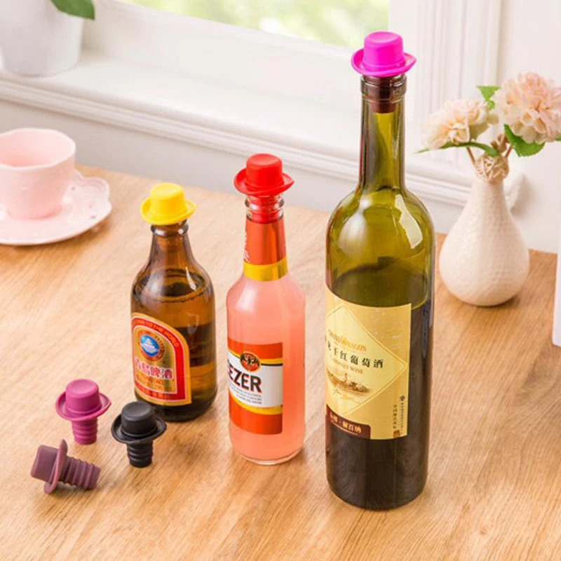 

Пищевые силиконовые пробки для вина, герметичная крышка для бутылок, герметичная крышка для домашнего бара, закрывающая Крышка для пива, на...