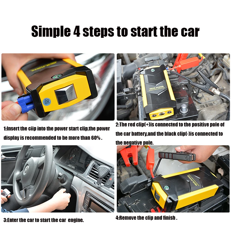 WINTUWAY многофункциональное пусковое устройство для автомобиля 1000A пиковое