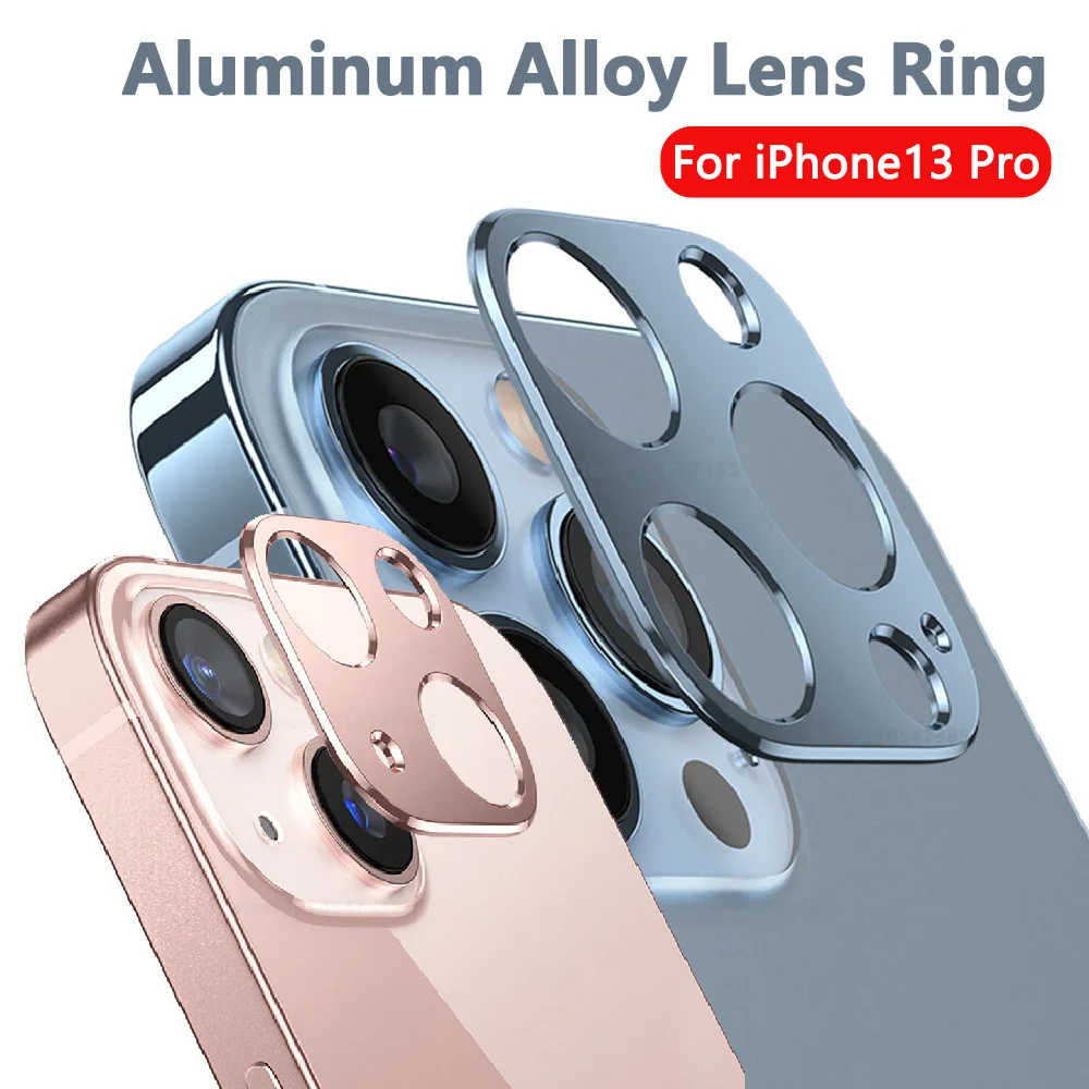 for iphone 13 pro max mini camera lens protective ring case back protector for iphone13 pro metal alloy cover phone accessories free global shipping