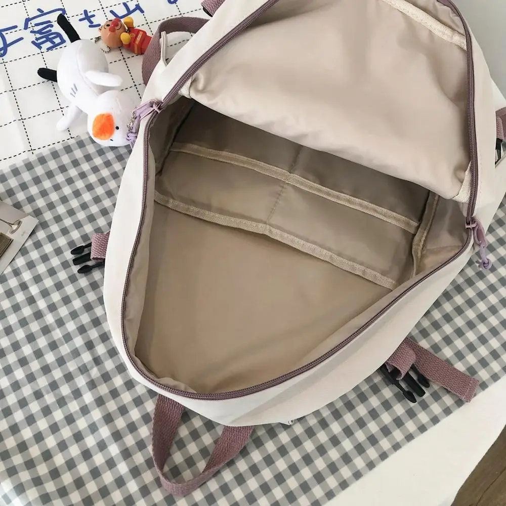 

JOYPESSIE Fashion Kawaii Women Backpack Waterproof Nylon Lady Shoulder Rucksack Travel for Teenage Cute Girl School Bag Mochila