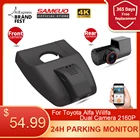 Автомобильный видеорегистратор SAMEUO, скрытый видеорегистратор с передней и задней камерой 2160P, Wi-Fi, для Toyota Elfa Willfa 2020