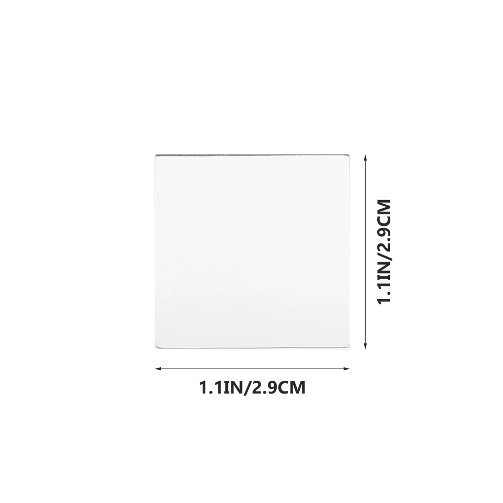 

100pcs Square Mirror Stickers Self-Adhesive Mirror Tiles Home Wall Decoration