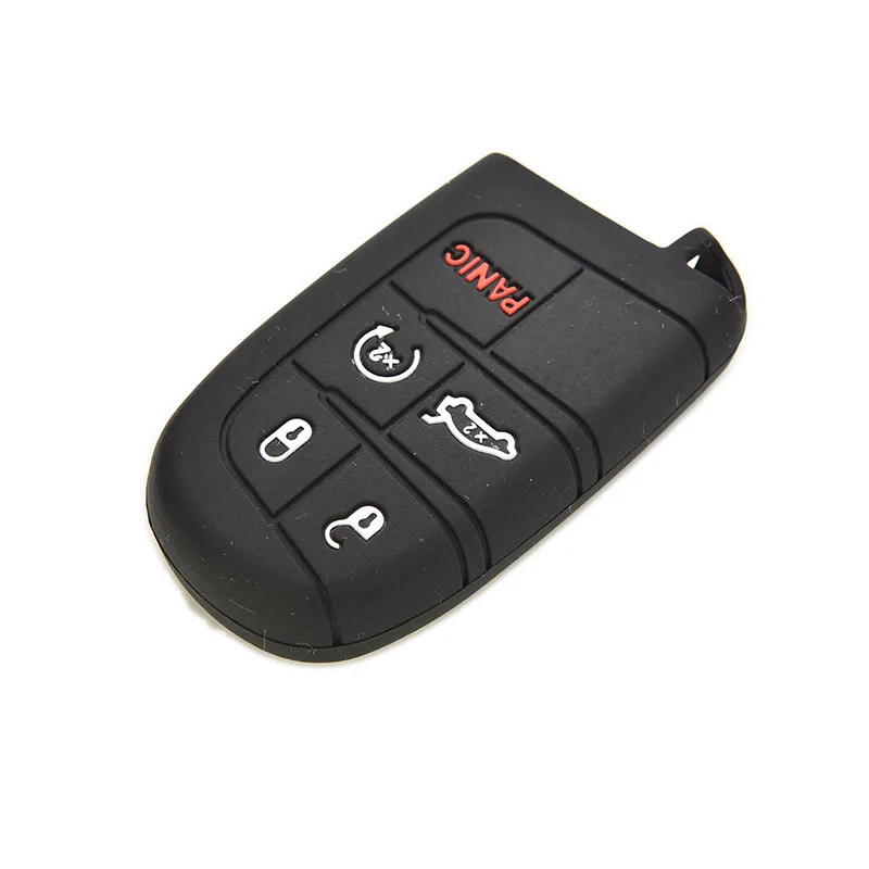 

Черный силиконовый чехол с 5 кнопками для дистанционного ключа Jeep Chrysler Dodge Fiat