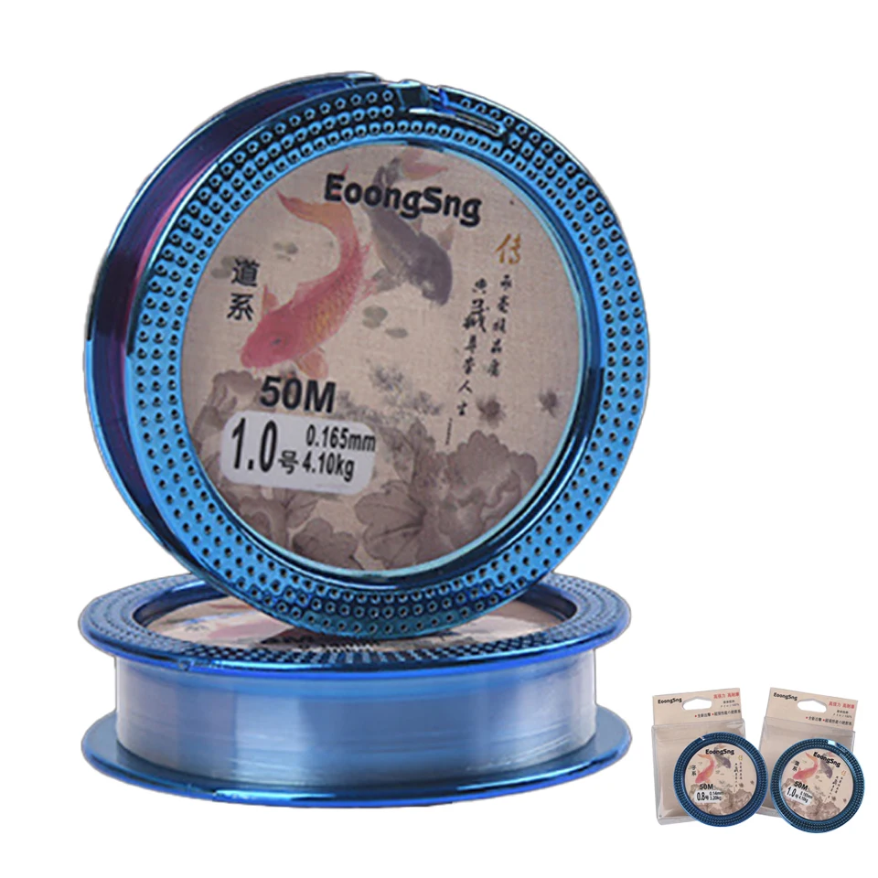 

GOBYGO 50M Nylon Fishing Line Wear-Resistant Nylon Fishing Line Monofilament Fishing Line Super Strong Fishing Line Fishing Gear