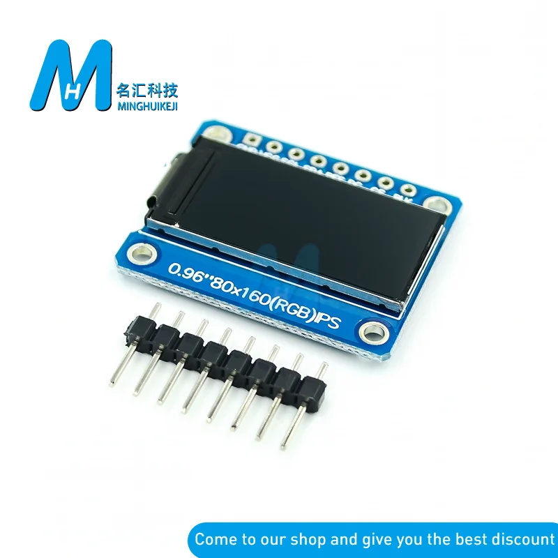 TFT ЖК-дисплей 80*160 240*240 интерфейс SPI для взрослых 65K полноцветный ЖК-экран 0 91 дюймов