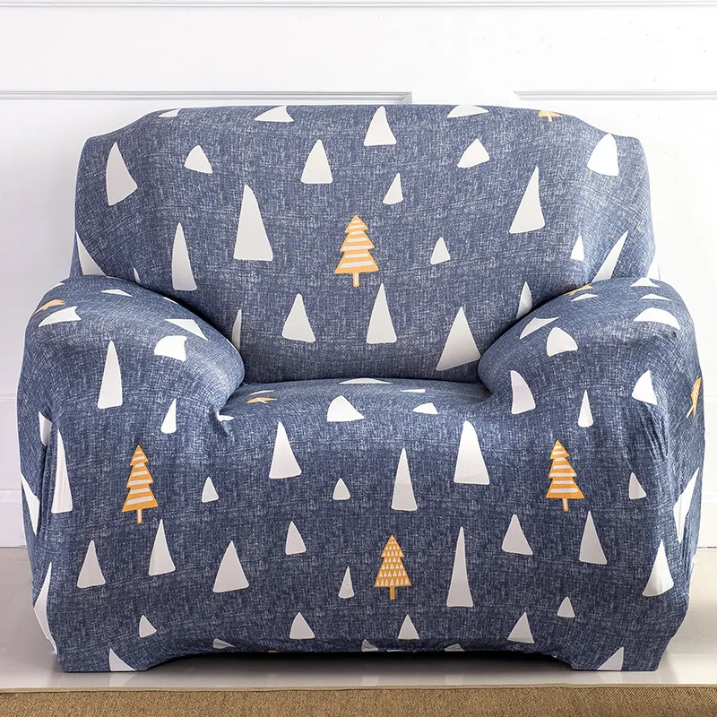 

Elastic Polyester Sofa Covers for Liveingroom Lines Grid Contracted Knitted Fabric Slipcovers Protector 1/2/3/4 Seater