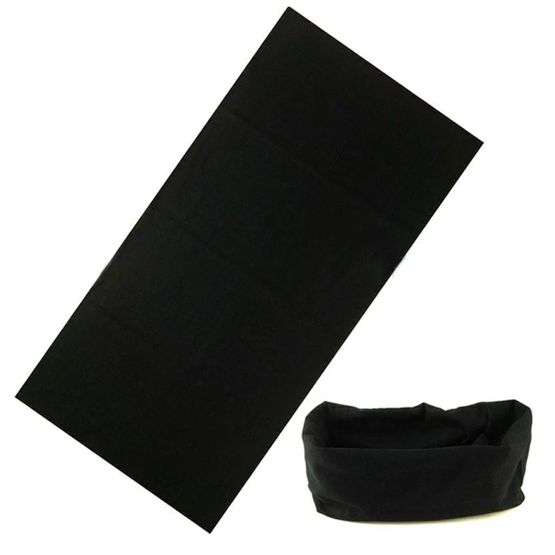 

Face Guard Neck Gaiter Sun Shield Bandana Scarf Head Band Solid Color FEA889