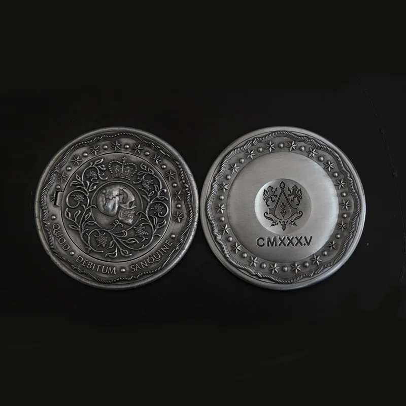 Фильм Джон Вик Косплей коллекция монет Континентальный отель Клятва крови знак