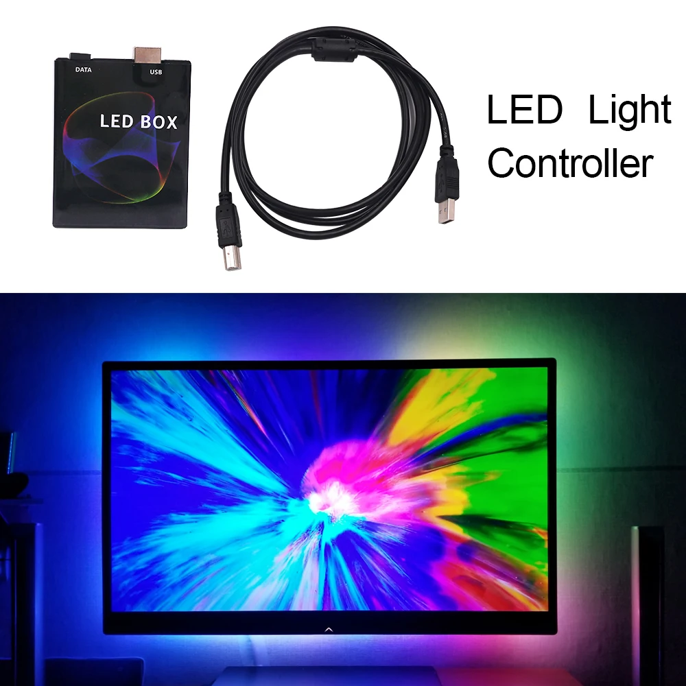 Блок управления внешсветильник ением Ambibox USB DC5V WS2811 WS2812B SK6812 светодиодный ная