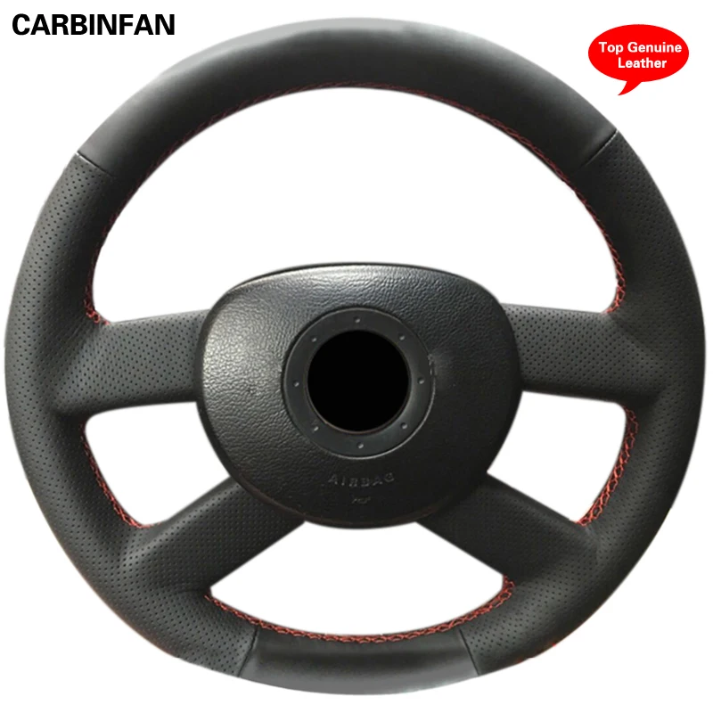 Черная кожаная верхняя часть ручная строчка искусственная кожа для Volkswagen Old Polo Golf