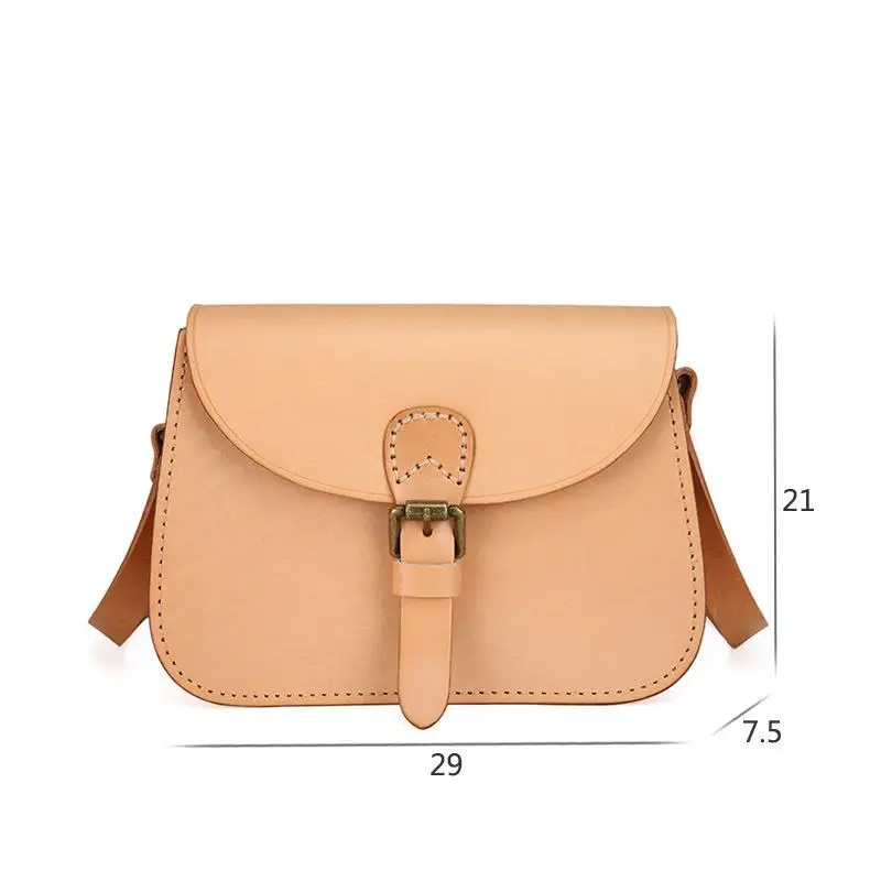 

YourSeason Genuine Leather Ladies Vintage Shoulder Bags 2021 Nature First Layer Cowhide Women Saddle Versatile Messenger Bags