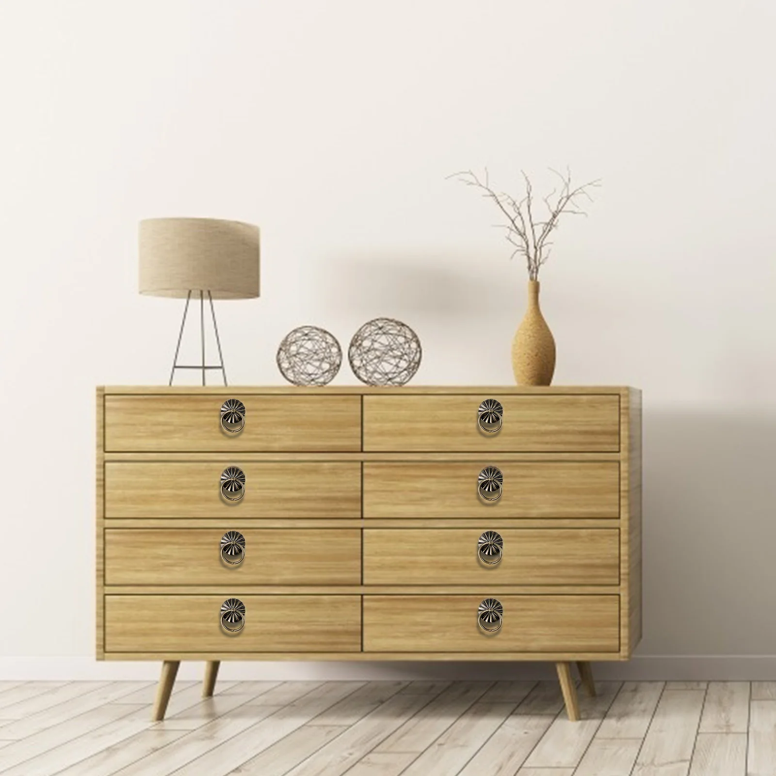 40 шт. маленькие бронзовые застежки для колец в античном стиле | Обустройство дома