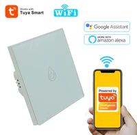 szmyq tuya wifi boiler switch glass touch panel remote control wall water heater switches voice timer work with alexa google hom