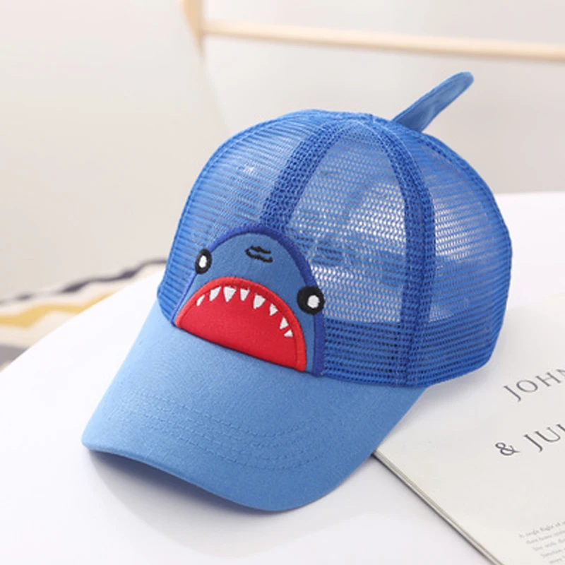 Сетчатая дышащая шляпа Foux для мальчиков детский козырек от солнца с мультяшным