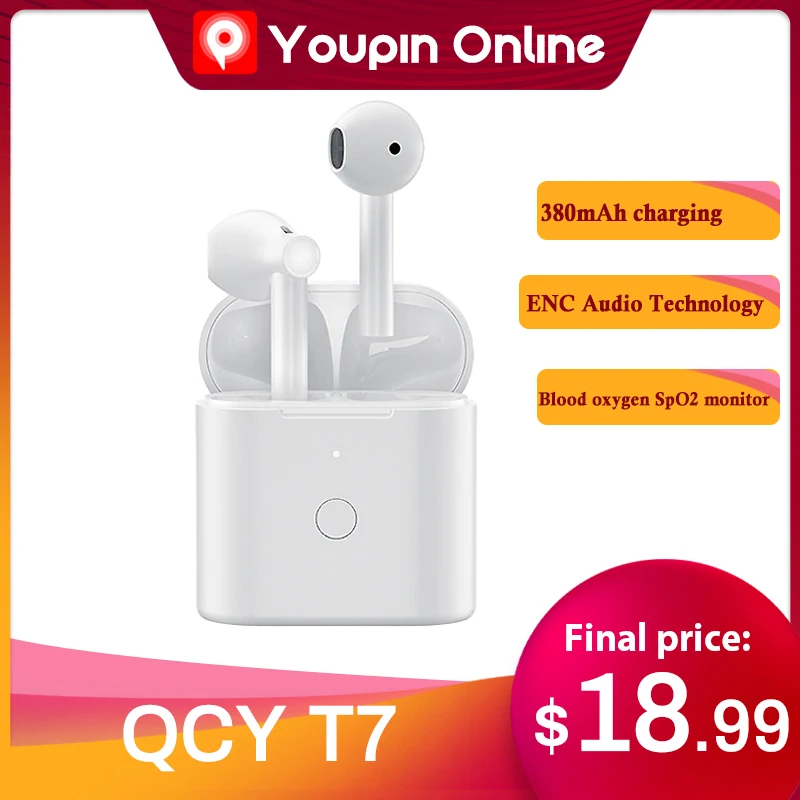 TWS наушники YouPin QCY T7 HiFi с шумоподавлением|Наушники и гарнитуры| |