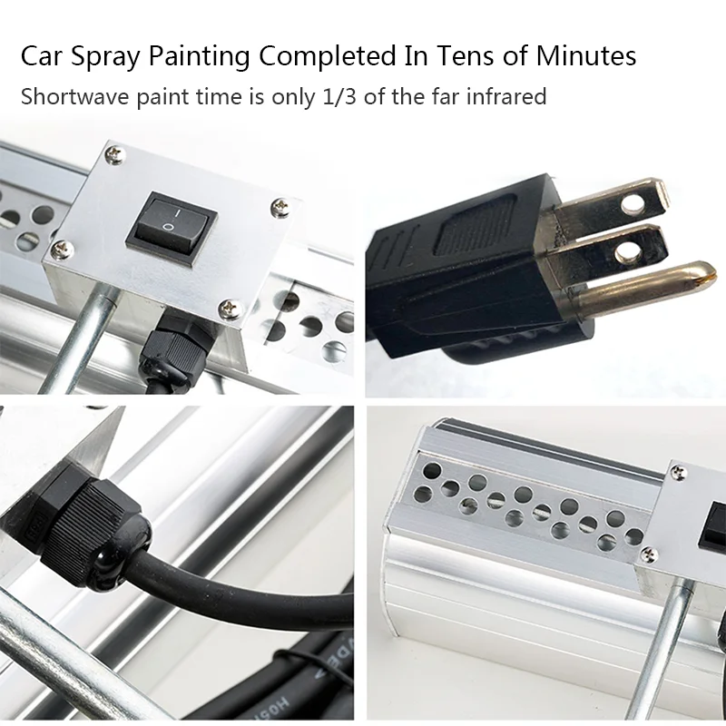 Ручная инфракрасная лампа для краски автомобиля 1000 Вт инструменты сушки и
