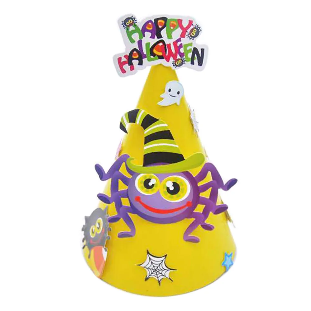 1 шт. модный костюм ведьмы с острым принтом вечерние шапки для женщин и мужчин