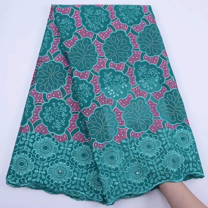 

onion color embroidery African Swiss Dry cotton lace fabric high Quality voile cotton lace fabric for Nigeria dress material
