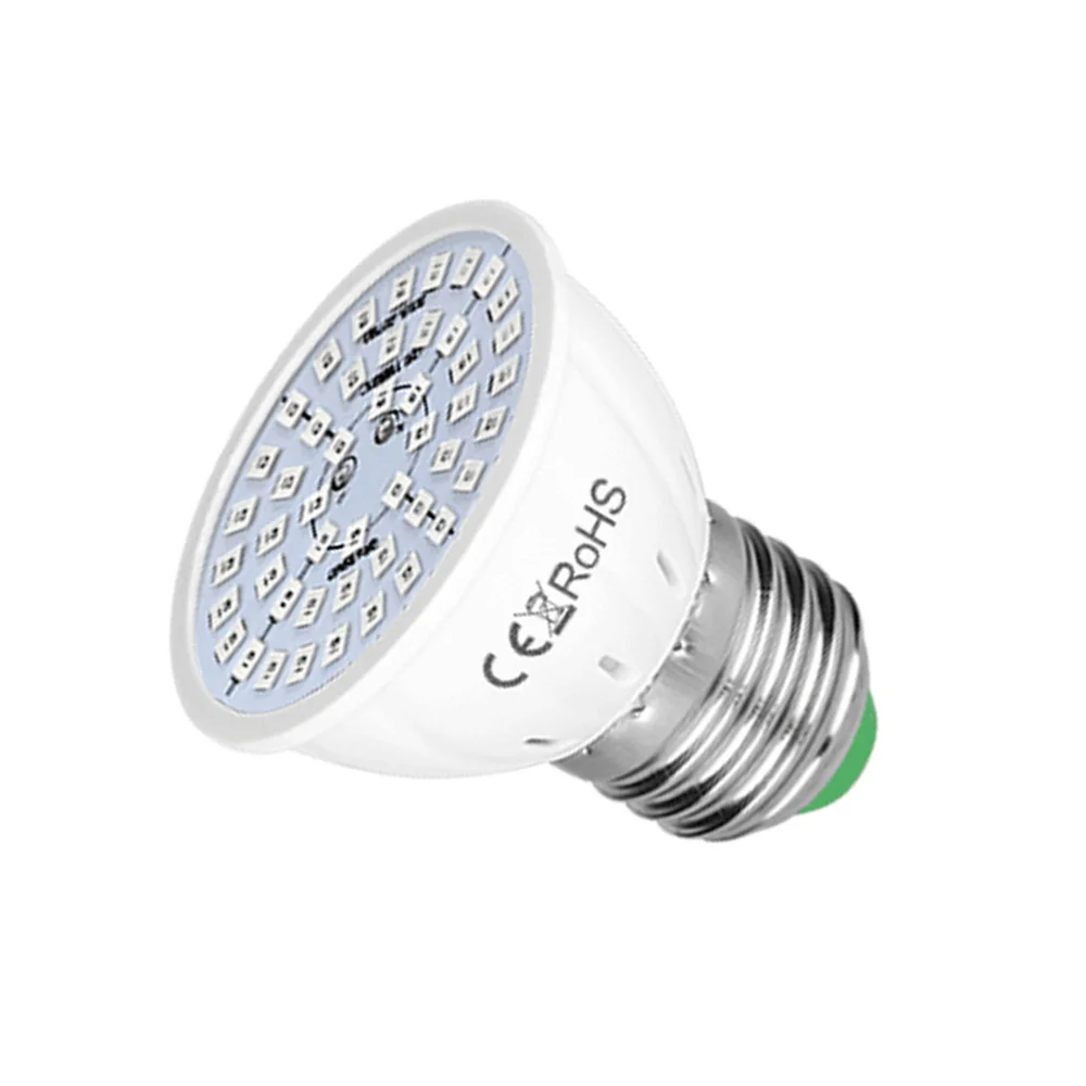 

2pcs Plant Growing Lamp Plant LED Lamp Potted Vegetable Lamp Household Plant Lamp (48 Beads)