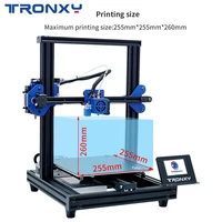 tronxy fast assembly auto leveling resume power failure printing xy 2 pro 3d printer diy kits with print size 255mm255mm260mm