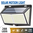 Уличный настсветильник светильник на солнечной батарее, 468 светодиодов, IP65