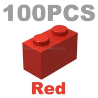 for 3004 93792 1x2 high tech changeover catch building blocks parts moc diy educational classic brand gift toys red