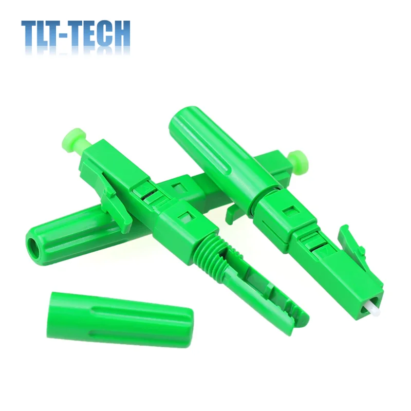 

5 pieces /pack FTTH LC-（UPC/APC) Optical Fiber Cable Quick LC Fast Connector adapter (5pcs) KELUSHI (LC/APC)