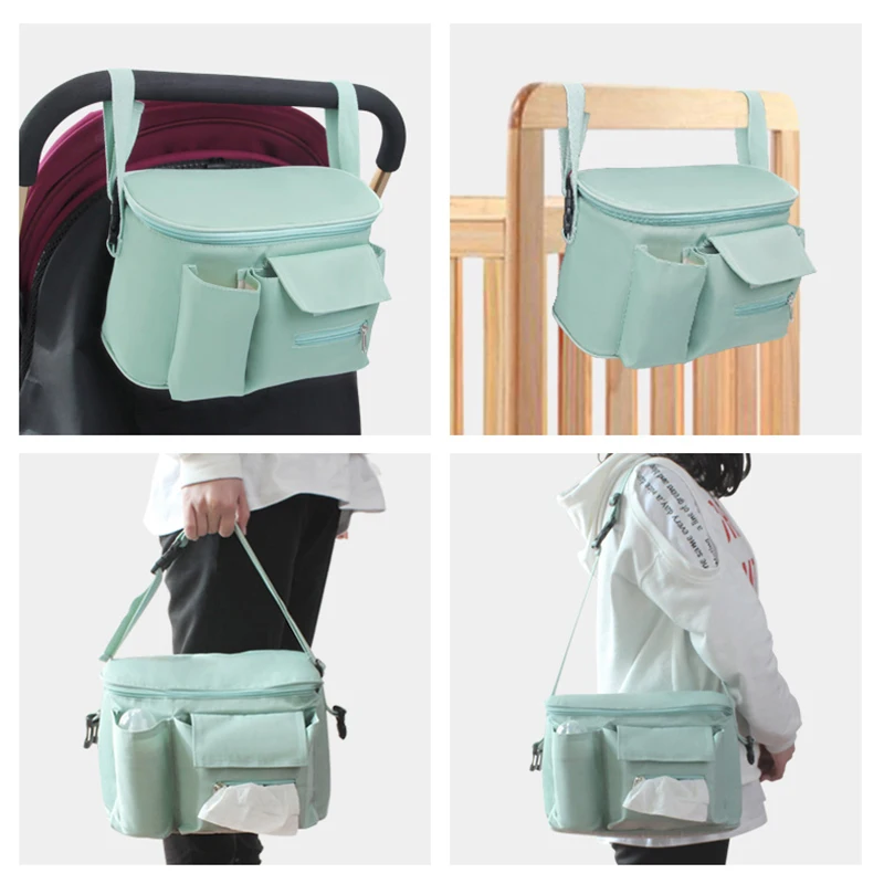 Сумка-Органайзер для детской коляски сумка подгузников мам сумка-Крючок