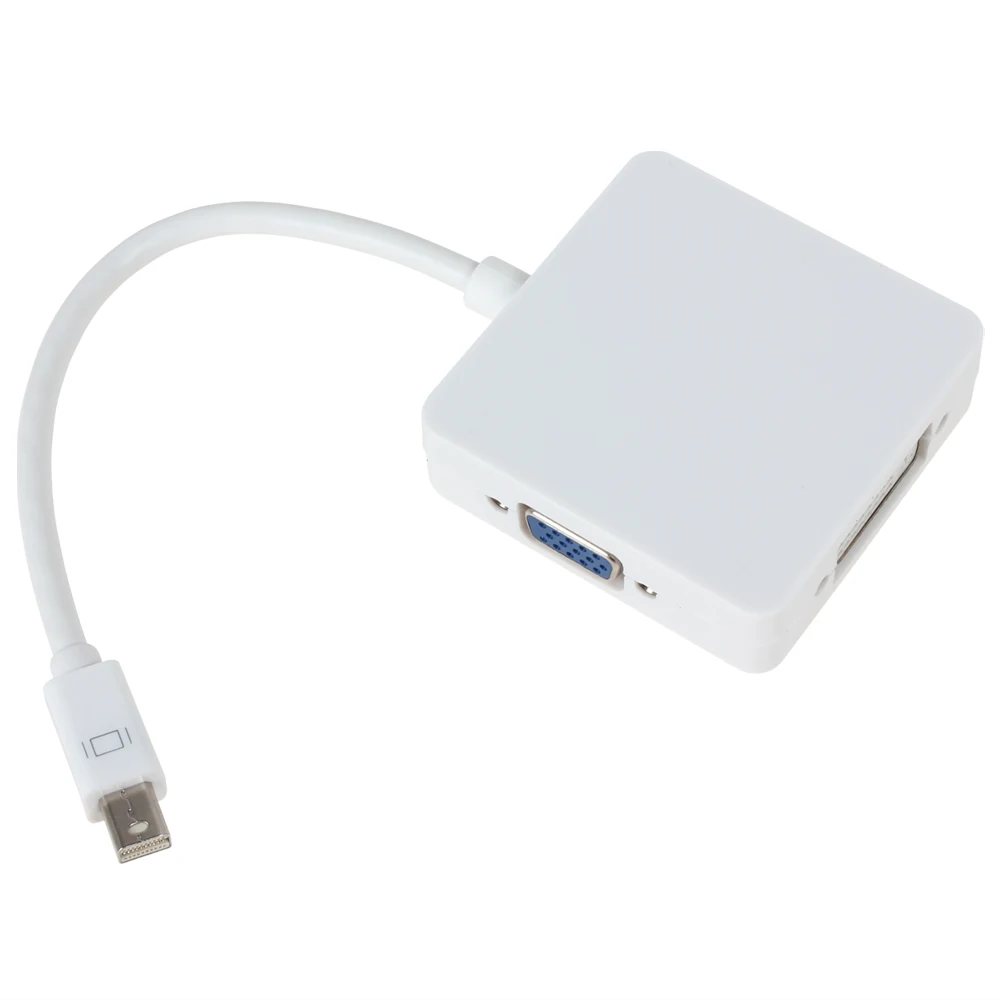 Переходник Thunderbolt Mini для порта дисплея DVI /VGA подходит Macbook Air Pro | Электроника
