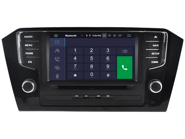 PX5 4g + 64g Android 9 0 автомобильный dvd плеер для VW PASSAT 2016 Автомобильный мультимедийный