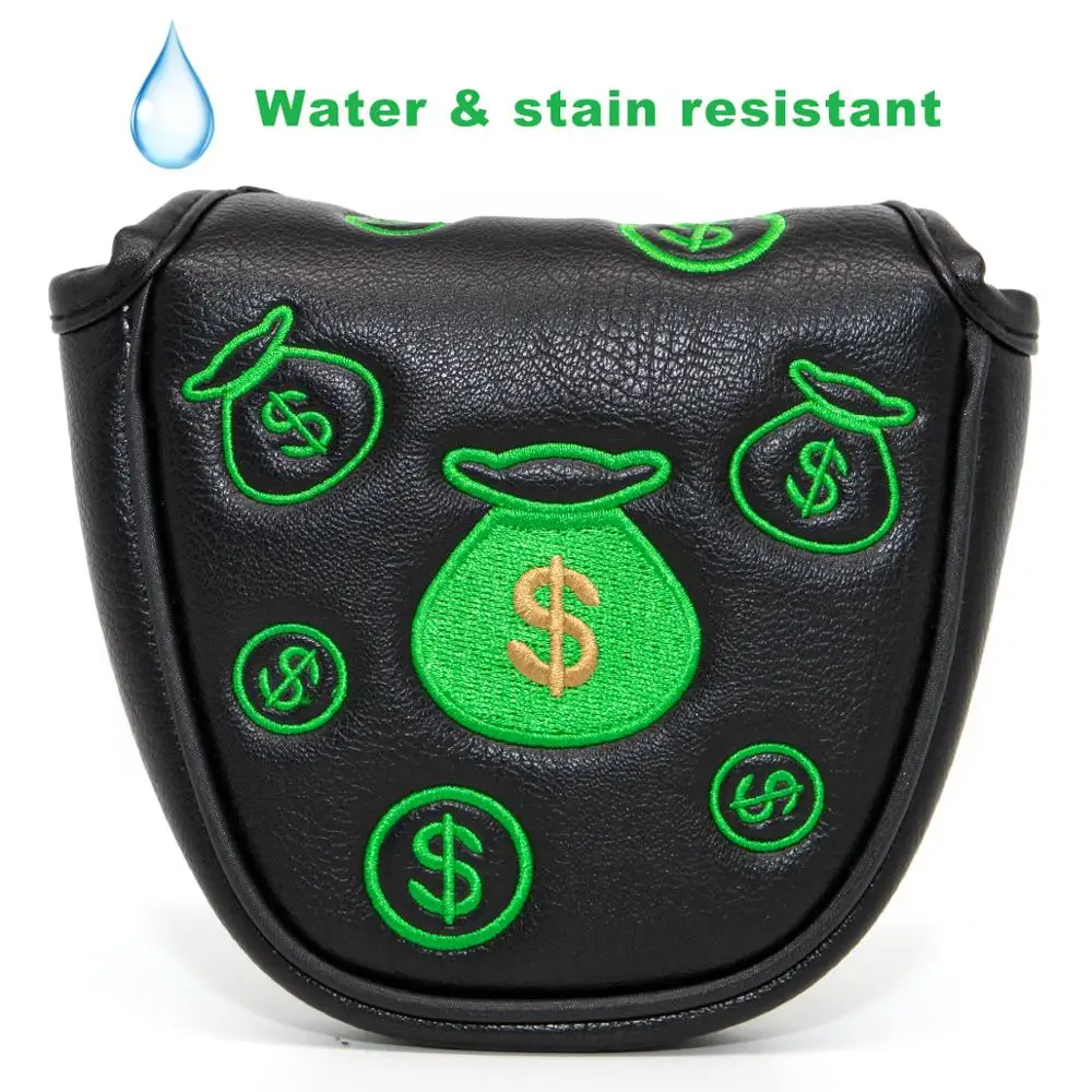 Чехол для клюшки гольфа чехол с магнитной серией долларов | Спорт и развлечения