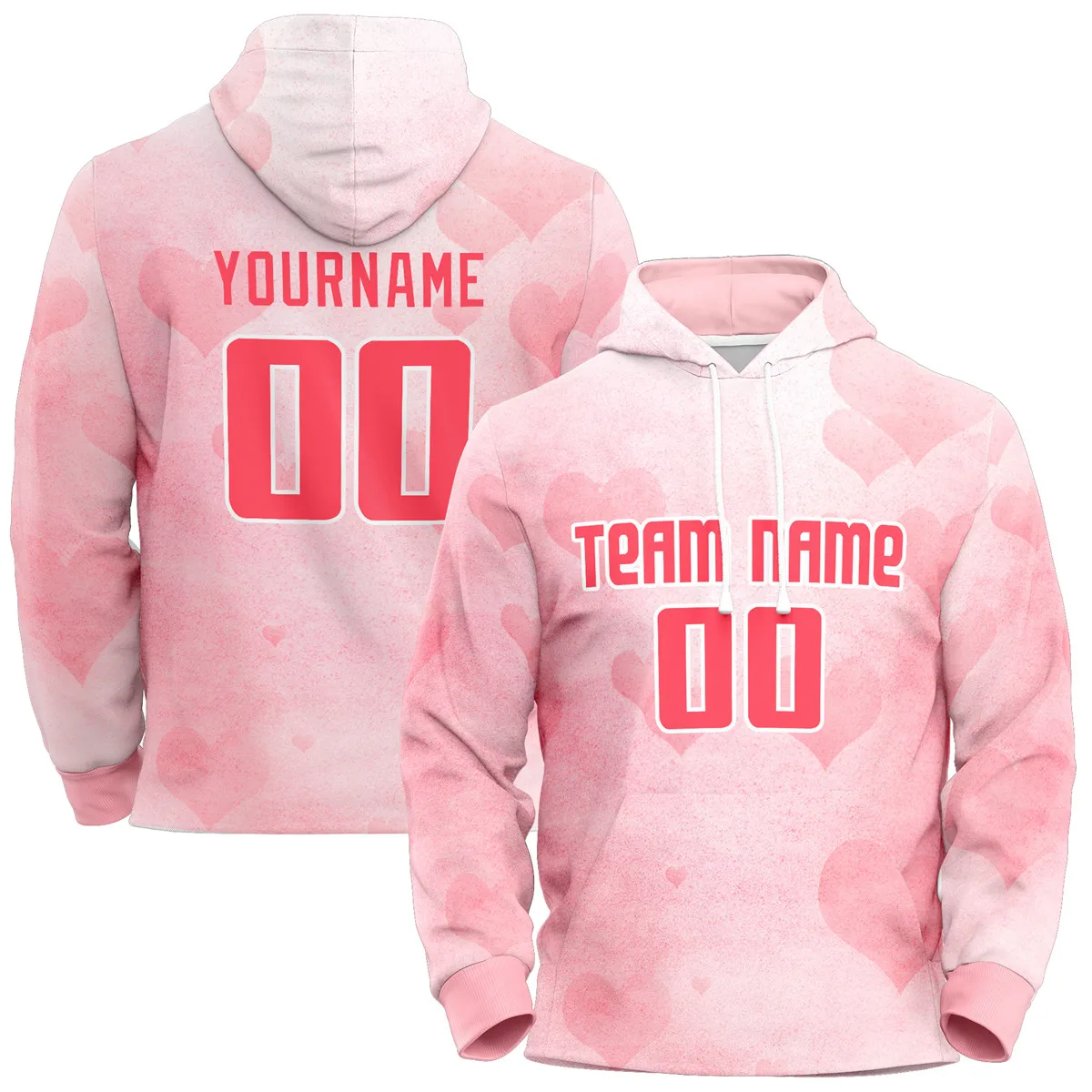 Custom Hooded Sweatshirts Personalized Print Your Name/Number Pullover Awesome Washable Soft Hoodie with Pocket for Men/Kid Fall