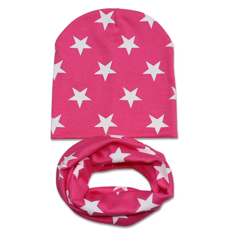 2 шт./компл. Детский комплект из шапки и шарфа весенне-зимние теплые детские шарфы