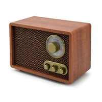 retro desktop radio fmam bluetooth radio two dual band antique wooden old fashioned semiconductor household speakers