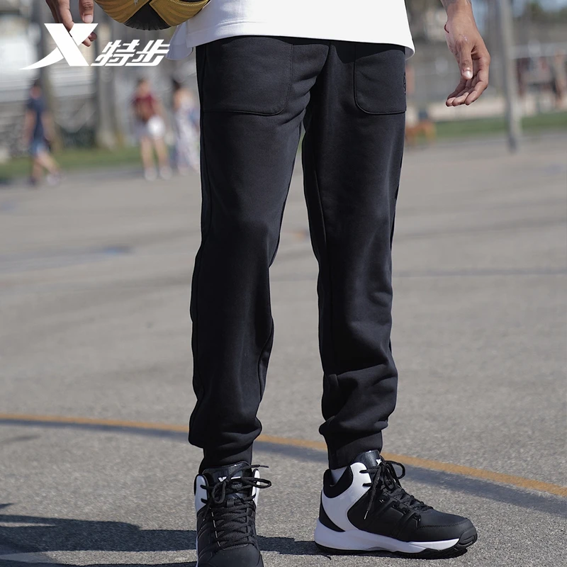 Спортивные Вязаные Мужские брюки Xtep бесплатная доставка модные осенние новые