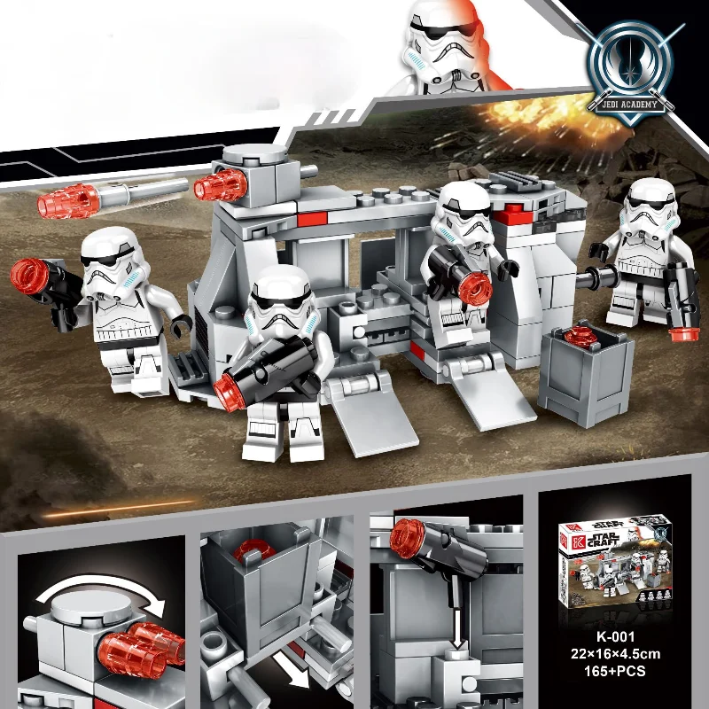 K 001 фильм деталей серия &quotЗвездные коммандос транспорт мех Минифигурки со