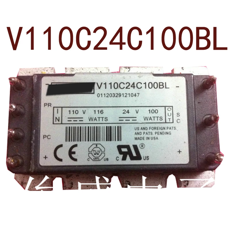 

Original-- V110C24C100BL DC110V-DC24Vpower100W4.16A 1 year warranty ｛Warehouse spot photos｝