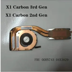 for lenovo thinkpad x1 carbon 2nd 3rd gen cpu cooler cooling fan heatsink fru 04x3829 00hn743 free global shipping