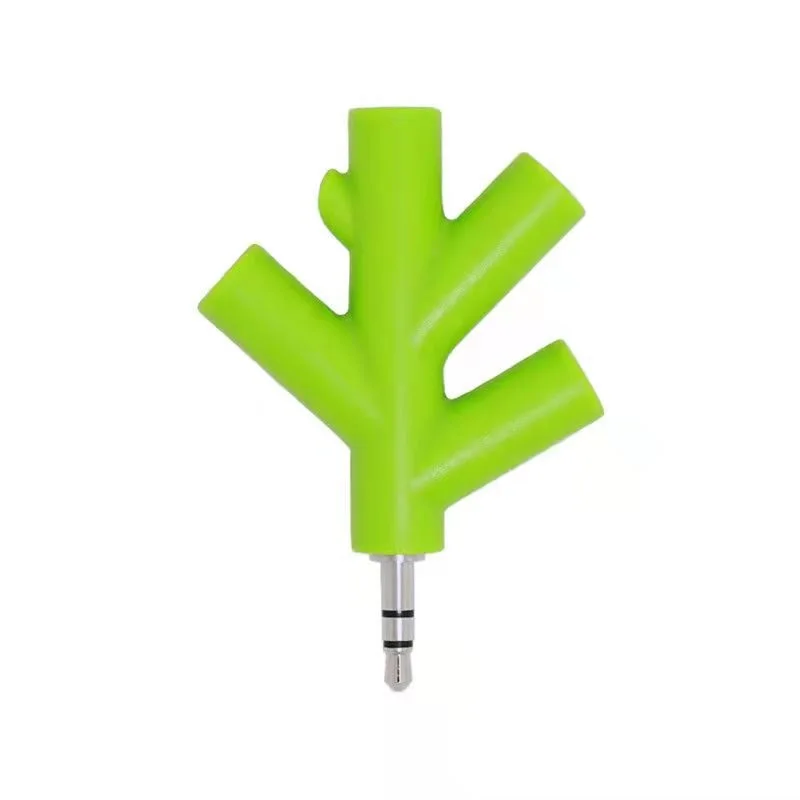 

Headphone audio splitter 3.5mm sound output cable 1 male to 1 2 3 4 5 bus 5-port Aux music stereo headphone extension cable