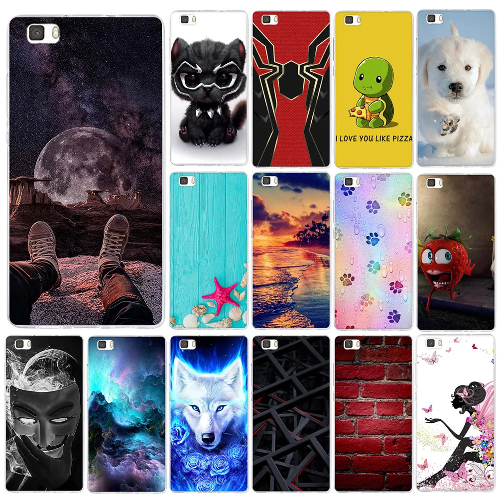 Protection Funda For Huawei P8lite Phone Case Cover Ascend P8 Lite Coque Soft TPU Bumper |