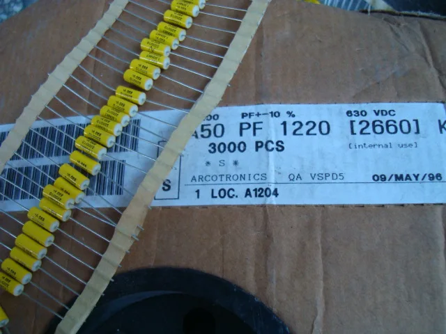 1 шт./партия конденсатор 630 в 0 0022 мкФ 2200P (222N)