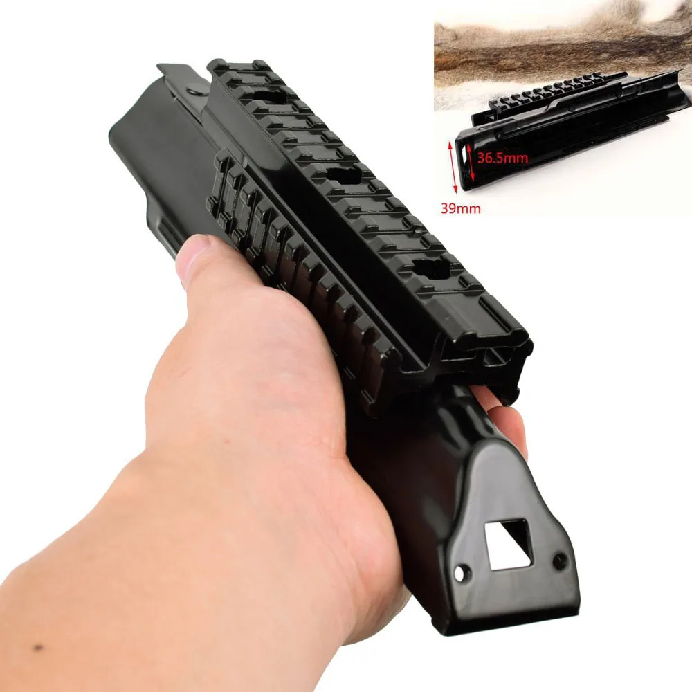 

Tactical 20mm bracket rail three-sided rail integrated rail mounting receiver top cover sight AK rail bracket ak 74 47